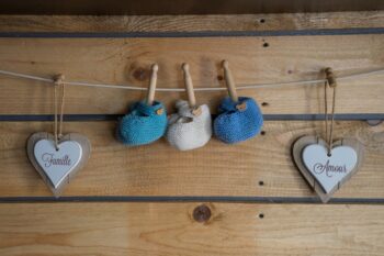 chaussons bébés pitchounetcoton fait main